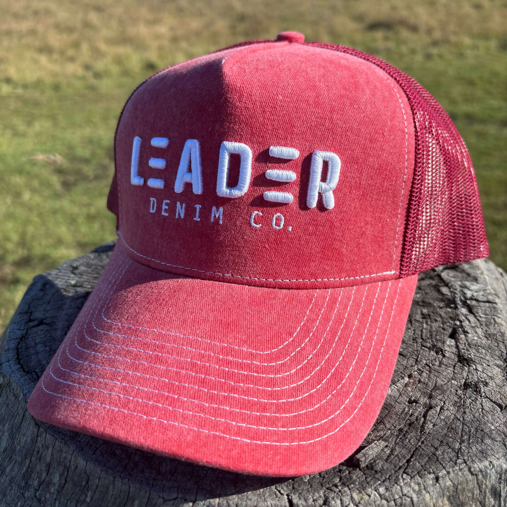 
                  
                    Chino Trucker Cap - Red
                  
                