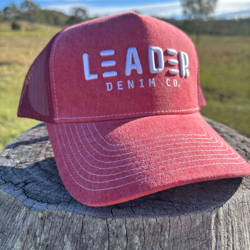 
                  
                    Chino Trucker Cap - Red
                  
                