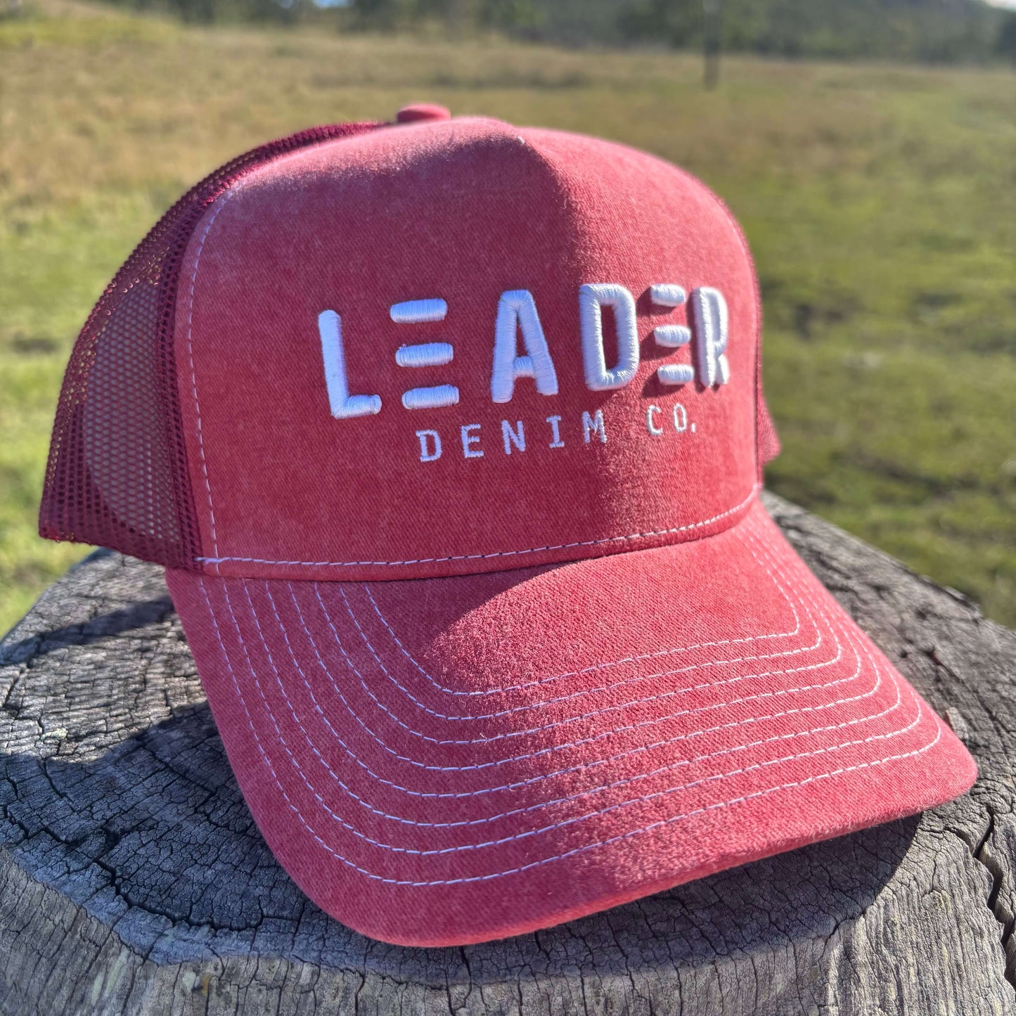 
                  
                    Chino Trucker Cap - Red
                  
                