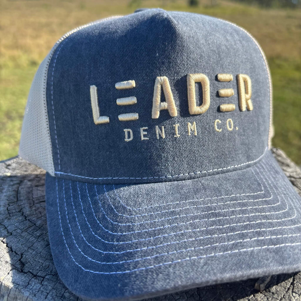 
                  
                    Chino Trucker Cap - Dark Denim
                  
                