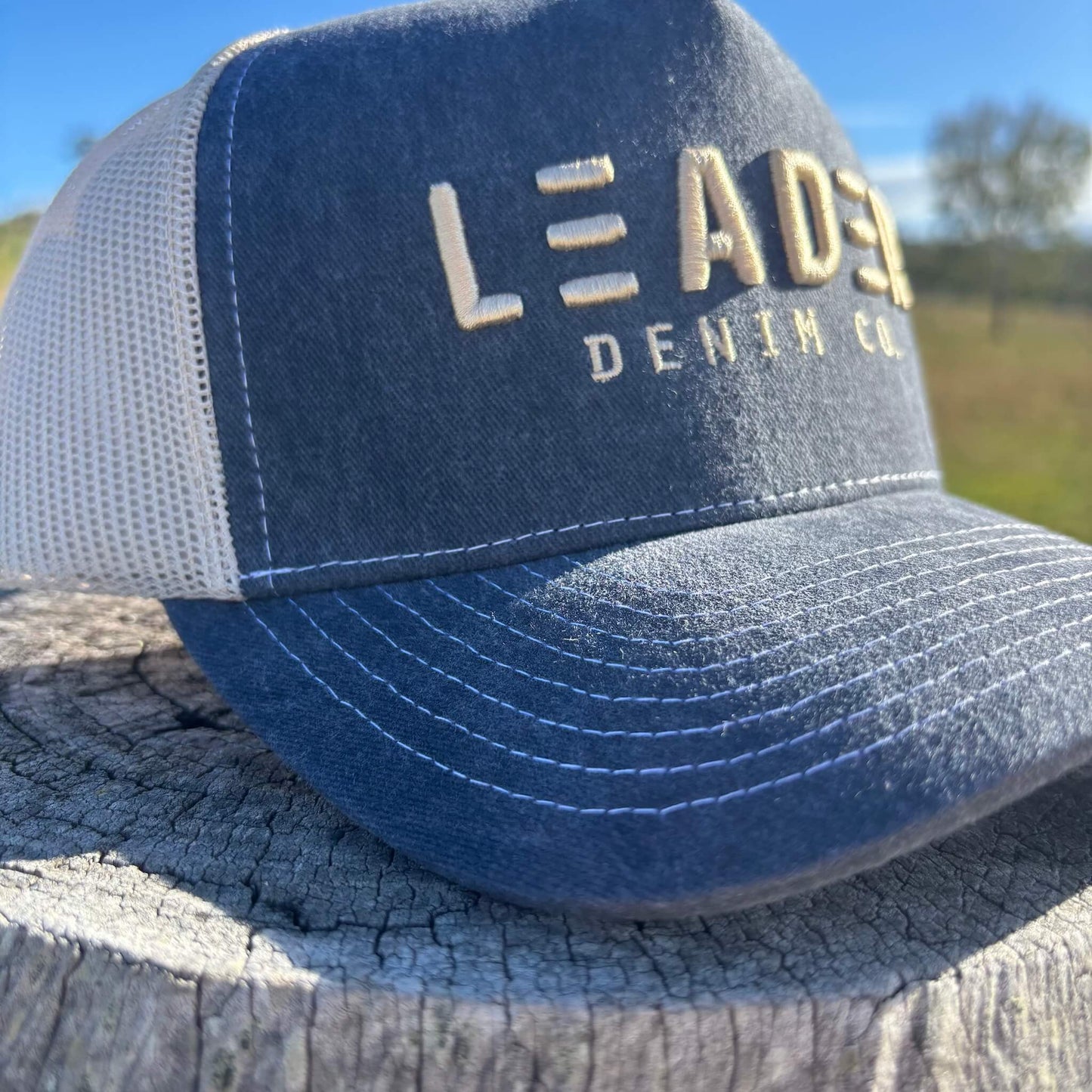 
                  
                    Chino Trucker Cap - Dark Denim
                  
                