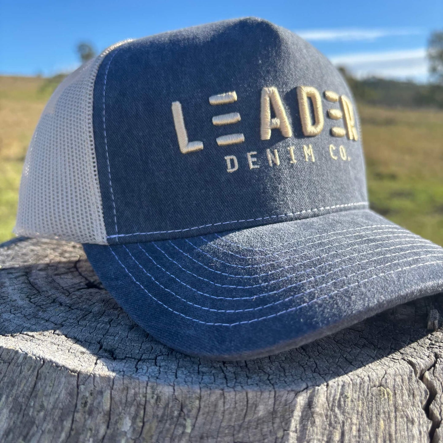 
                  
                    Chino Trucker Cap - Dark Denim
                  
                