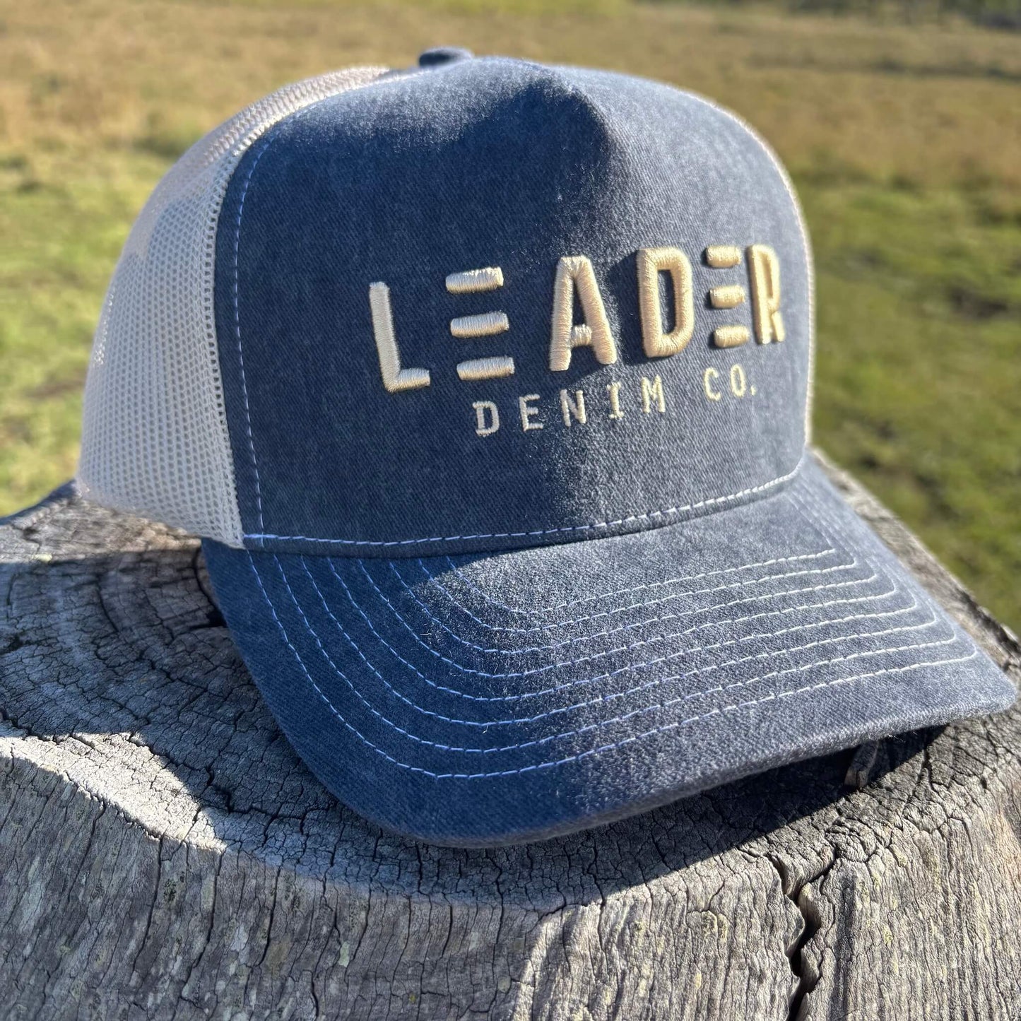 
                  
                    Chino Trucker Cap - Dark Denim
                  
                