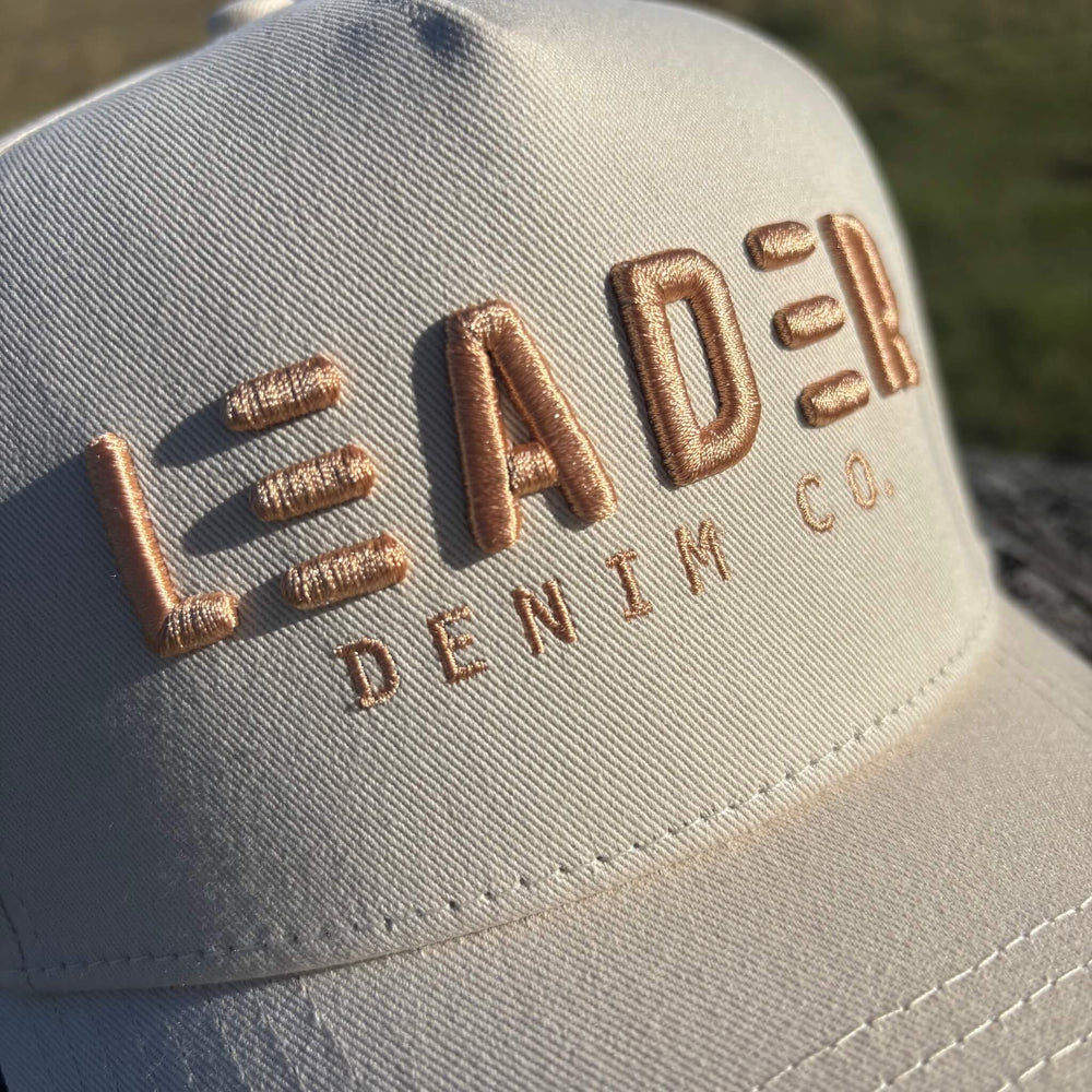 🎁 Chino Trucker Cap - Cream (100% off)